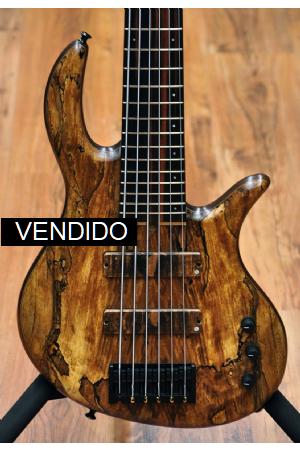 Elrick Gold Series e-volution 6 SLC (Steve Lawson) English Spalted Walnut Top Elrick Gold Series e-volution 6 SLC (Steve Lawson) English Spalted Walnut Top